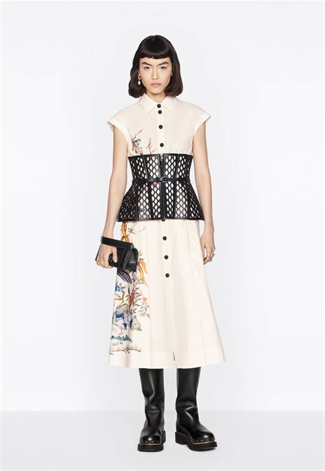 Yea or Nay: Christian Dior Belted Dress with Jardin d'Hiver Motif